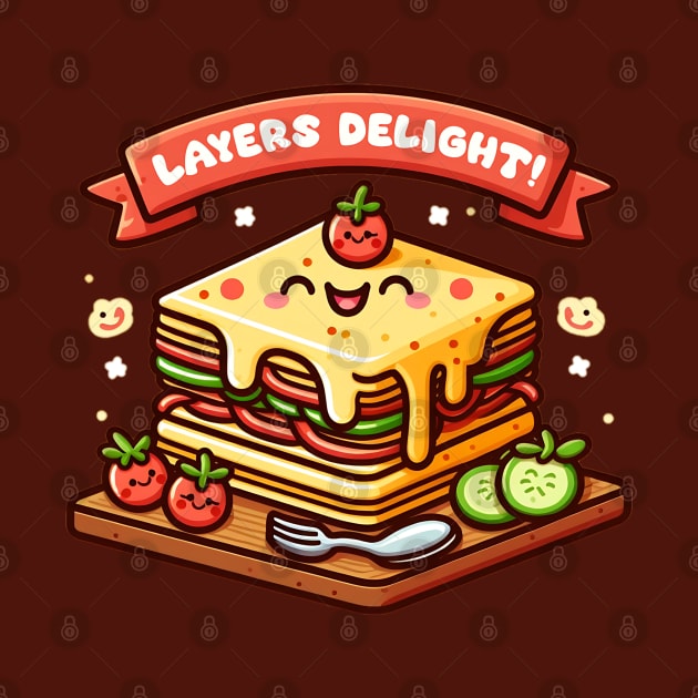 lasagna layers delight by AOAOCreation