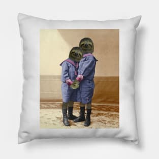 Sailor Suit Sloth Brothers Pillow