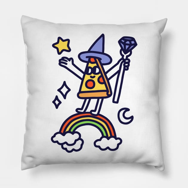 Wizard Pizza Pillow by obinsun