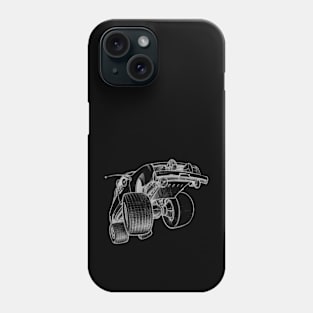 Monster Truck Sketch Phone Case