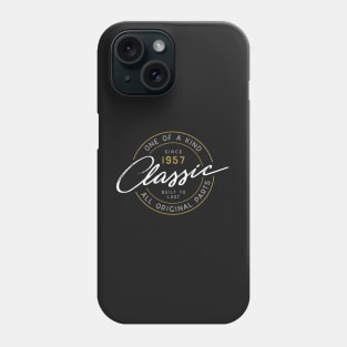 60Th Birthday 1957 Classic Vintage Car Phone Case