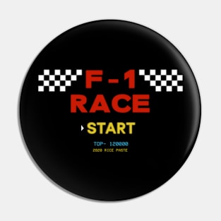 F-1 Race game: START! Pin