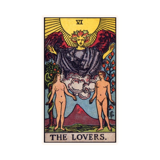 The Lovers Tarot Card by visionarysea