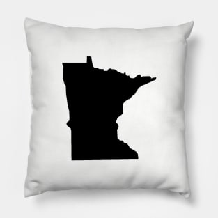 Minnesota Black Pillow