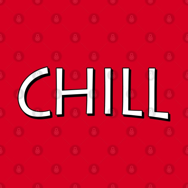 Cool Chill Text Statement Streaming Design by az_Designs