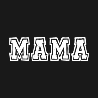 Mom and Son Matching Outfits Mama and Mama's Litter Man Print Shirts Cute Mom and Son Valentine's Day T-Shirt