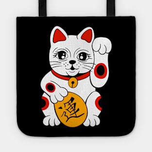 Maneki Neko Japanese Lucky Cat Tote