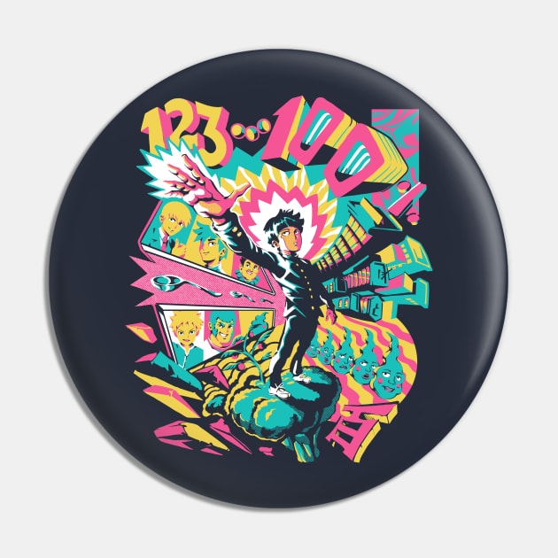 Psychedelic 100 Pin by Ilustrata