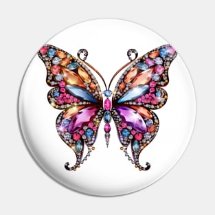 Bejeweled Butterfly #10 Pin