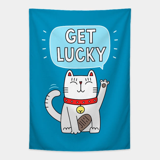 Lucky! Tapestry by machmigo