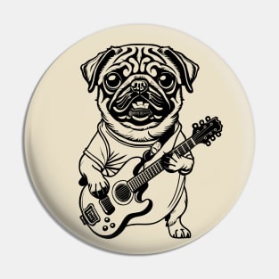 Rockstar Pug Pin