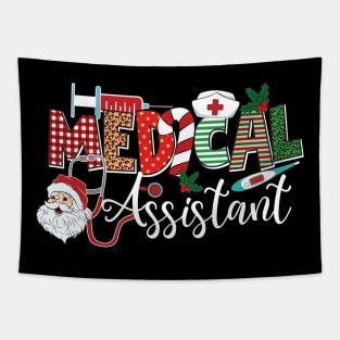 Medical Assistant Nurse Christmas Santa Tapestry