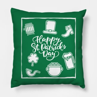 Happy saint patrick's day Pillow