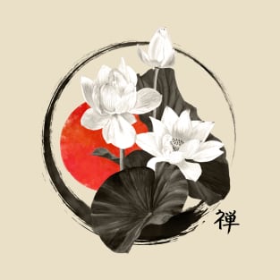 White Lotus Enso Zen Circle T-Shirt