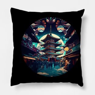 Tokyo, Japan v1 (no text) Pillow