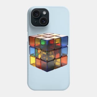 Glass Rubik's Cube Phone Case