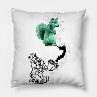 MAGIC PIPE - Man Created Wolf Squirrel Smoke Pillow