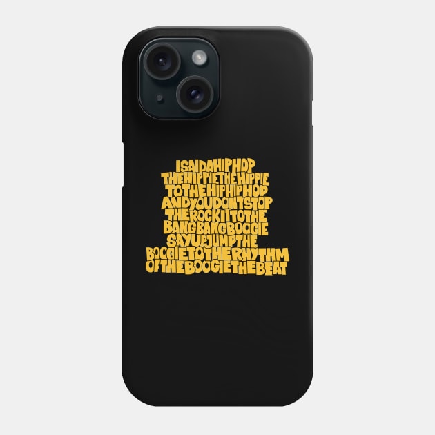 „Rapper's Delight“ Old School Graffiti Design Phone Case by Boogosh