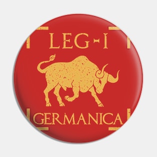 Legio I Germanica Taurus Emblem Roman Legion Pin