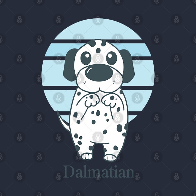 Cute Dogs illustrations - Dalmatian by MariOyama