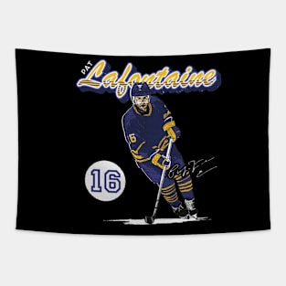 Pat Lafontaine Buffalo Retro Script Tapestry