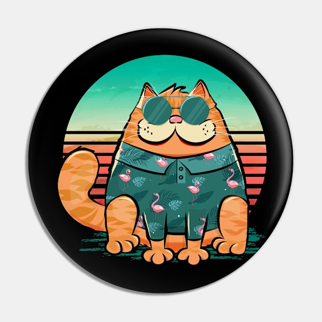 Chillin' Boss Cat Pin by edmproject