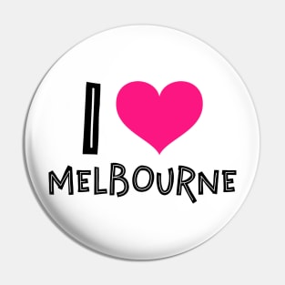 I love Melbourne Pin