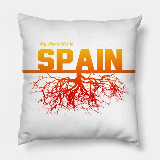 My Roots Are in Spain Pillow by Naves