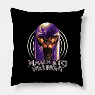 Magneto Was Right Cat Version Pillow