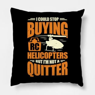 Funny Model RC Helicopter Chopper Pilot Gift Pillow