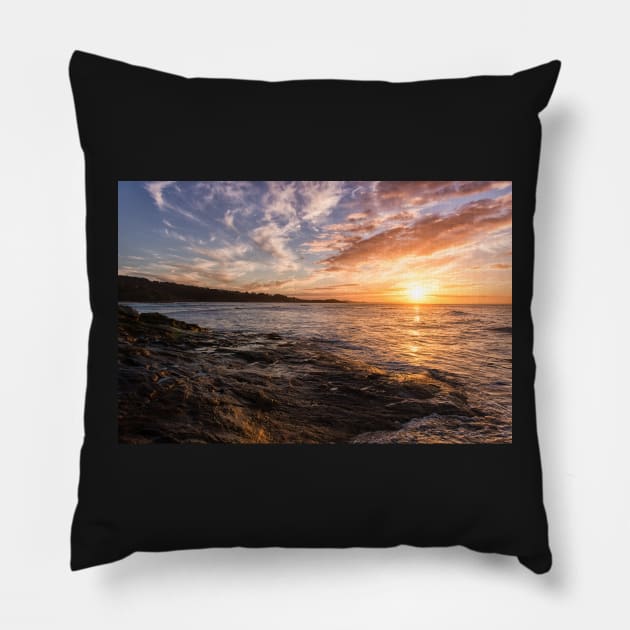 Sunset at the Cylinder Pillow by krepsher