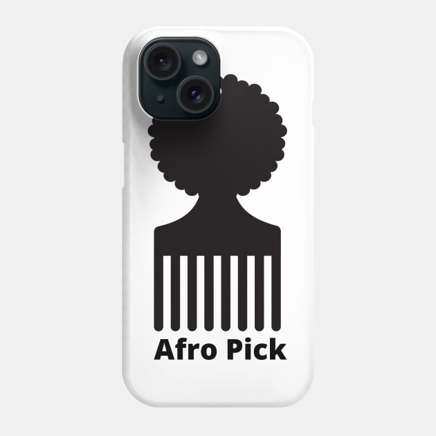 Afro Pick Phone Case by 4thesoul