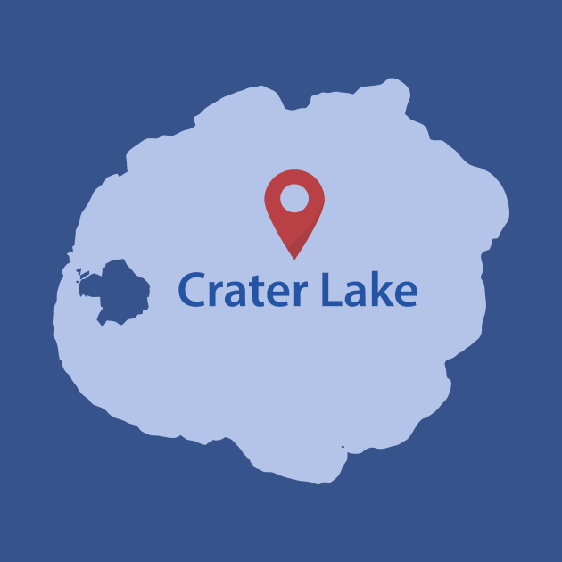 Crater Lake Map by Tamie