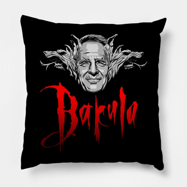 Count Bakula Pillow by boltfromtheblue