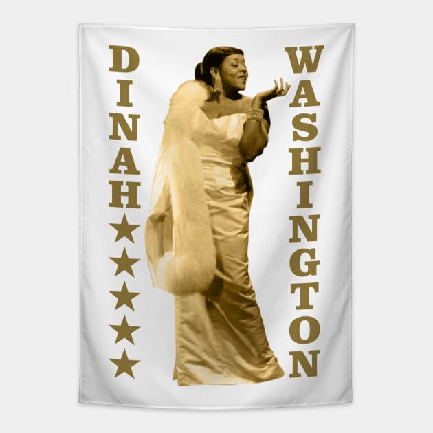 Dinah Washington Tapestry by PLAYDIGITAL2020