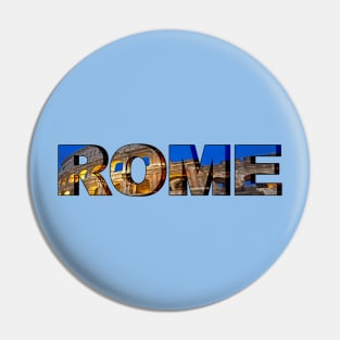 Rome Colosseum letters Pin