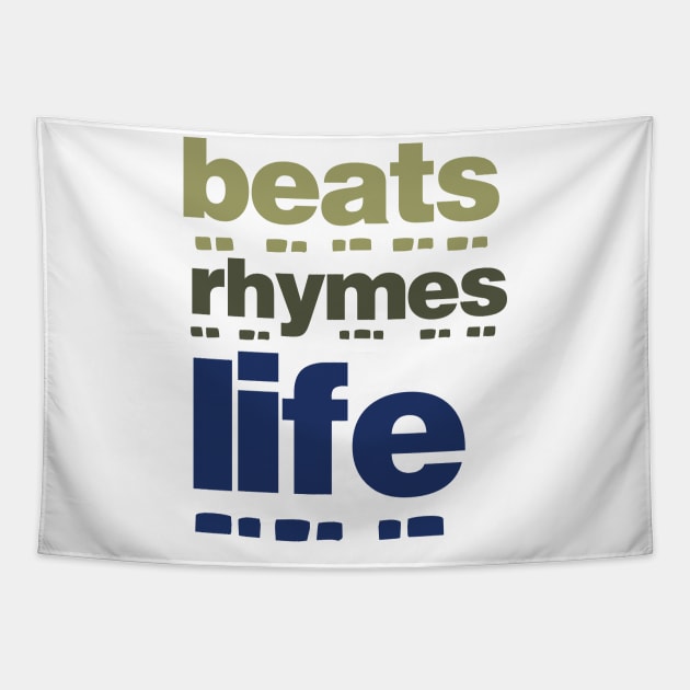 Beats Rhymes Life 32.0 Tapestry by 2 souls