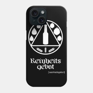 German Beer Purity Law Reinheitsgebot White Phone Case