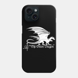 Green Dragon Tavern, White, Transparent Background Phone Case