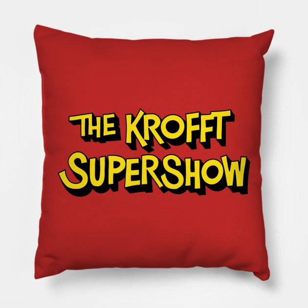 The Krofft Supershow 70’s Retro Pillow by GoneawayGames