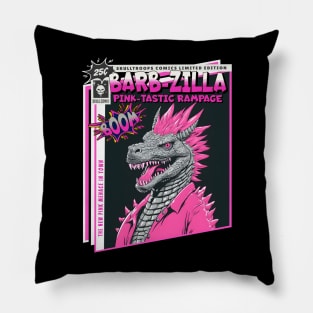 BarbZilla, a Pink-tastic Rampage Pillow