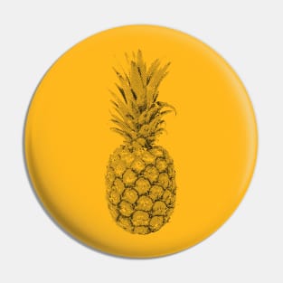 Engraved Pineapple Pin