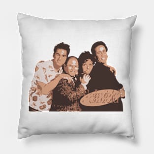 Seinfeld Tribute Tv Series TV SHOW SEINFELD - the office curb your enthusiasm kramer simpsons golden girls breaking bad vandelay industries friends arrested development sopranos Pillow