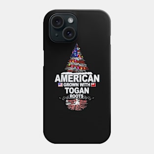 Christmas Tree  American Grown With Togan Roots - Gift for Togan From Tonga Phone Case