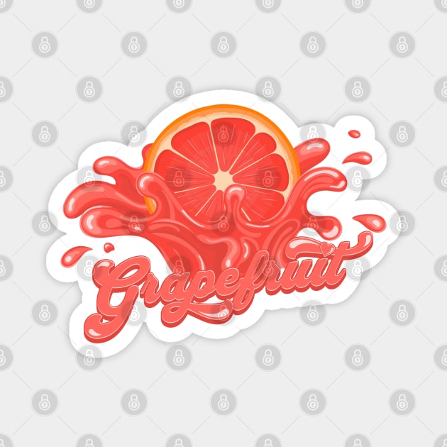 Grapefruit Love Magnet by HolidayBug