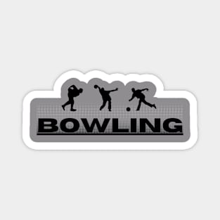 BOWLING SILHOUETTE Magnet