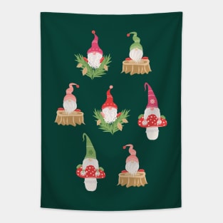 Christmas Gnomes Tapestry