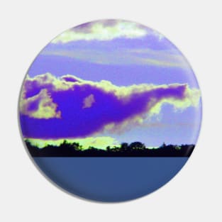 Purple Elephant Cloud-Available As Art Prints-Mugs,Cases,Duvets,T Shirts,Stickers,etc Pin