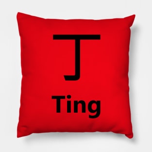 Chinese Surname Ting 丁 Pillow