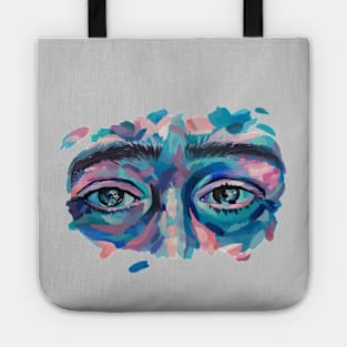 Sad and crying eyes. Tote